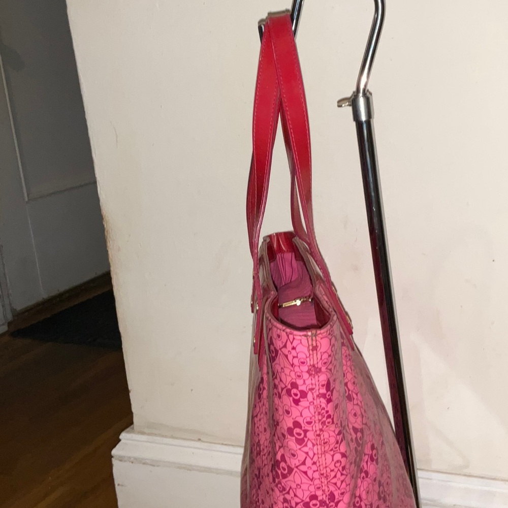 Louis Vuitton Pink Cosmo Blossom Tote Bag by Takashi Murakami Rare( EUC) - Picture 9 of 13